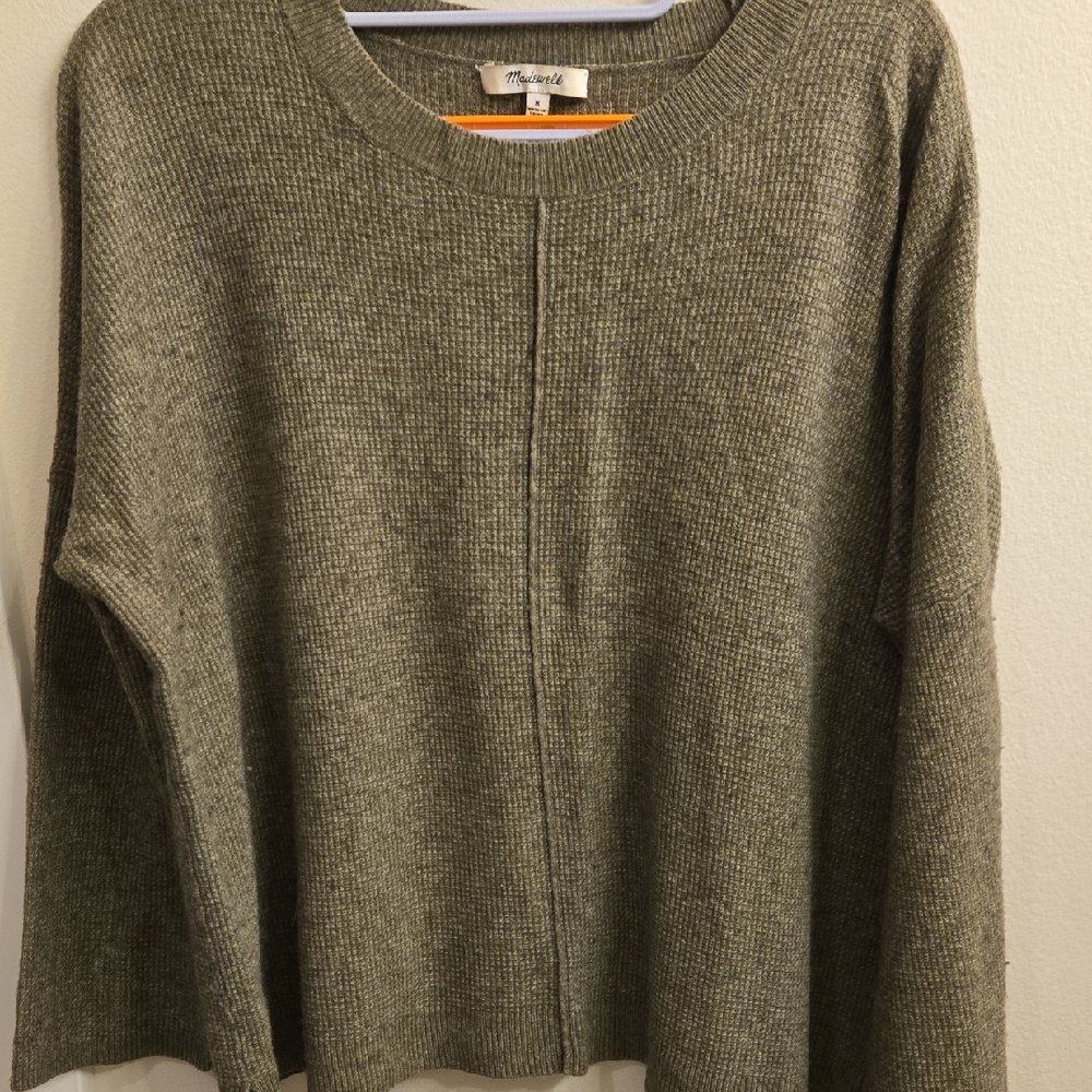 Madewell Olive Green Crewneck Sweater